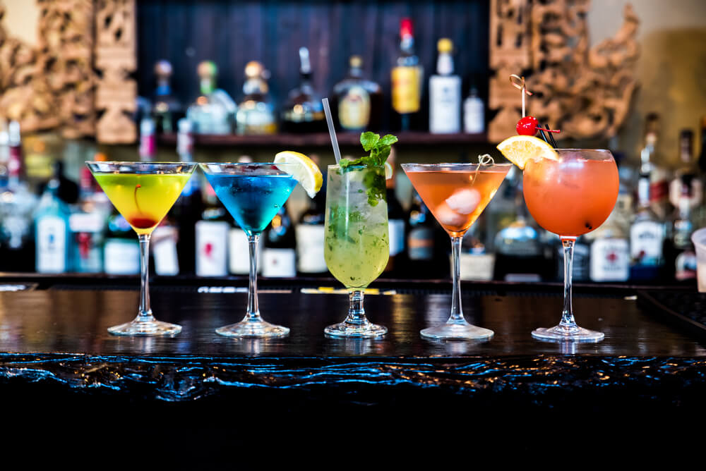 Photo of drinks and cocktails at Murrells Inlet bars