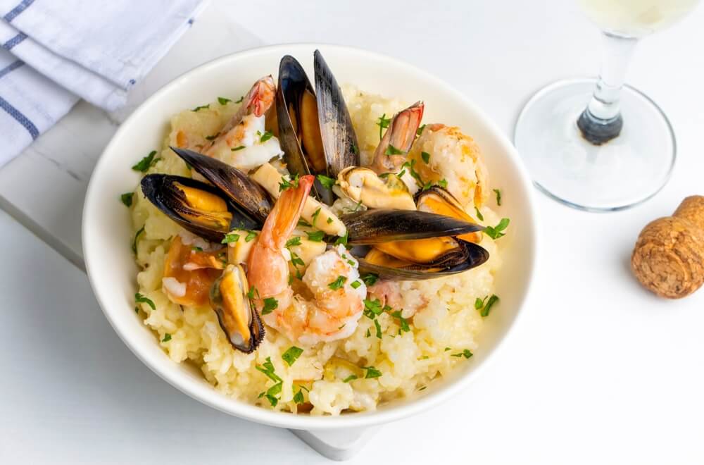 seafood meal at restaurants in North Myrtle Beach