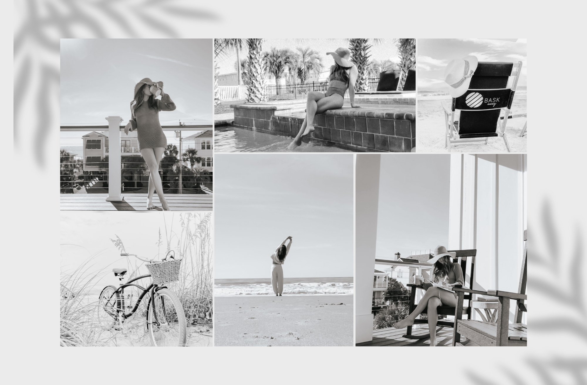 collage of images of BASK Away guest experiences during their first South Carolina vacation